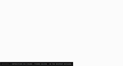 Desktop Screenshot of galerienicolasrobert.com